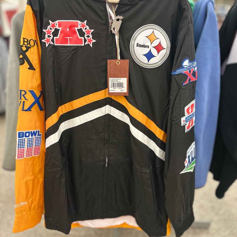 Steelers NFL Black and Yellow Jacket